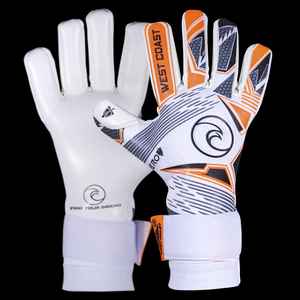 Gants de gardien de but en cuir de qualité supérieure personnalisables coupe personnalisée poignée en latex de football en gros - Product Image 1