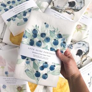 Bandas de cocina de secado rápido personalizadas, 100% algodón y lino, paño de cocina, características sostenibles, paquete de logotipo impreso personalizado - Product Image 1