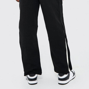 Custom Color Solid 100% Cotton Men's Flared <b>Tracksuit</b> Breathable Quick Dry 2Pcs Set Private Label Winter Printed Technics Sale - Product Image 5