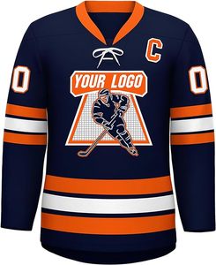 Services OEM Vente en gros 2025 Maillot de hockey sur glace de haute qualité pour hommes Nouvelle arrivée Maillots de sport pour athlètes Vêtements de sport de qualité supérieure - Product Image 5