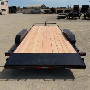 Remorques utilitaires à plateau plat en aluminium, essieu tandem avec planches en bois pour le transport sur camion, capacité de charge de 2500 à 2900 kg - Product Image 4
