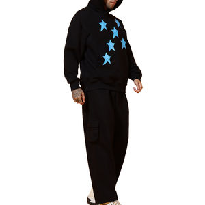 2025 survêtement de haute qualité 100% coton survêtement survêtement ensemble avec sweat à capuche et pantalon tenue décontracté survêtement pour unisexe - Product Image 3