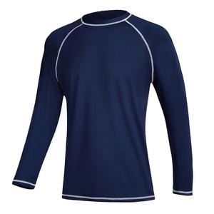 Chemises de surf pour hommes à manches longues Upf50 + Sun Screen Surf Sweatshirt Rash Guard Uv Protection Maillots de bain - Product Image 1