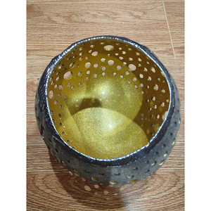 ชามเปลือกมะพร้าวขนาดใหญ่สำหรับตลาด EU เป็นมิตรกับสิ่งแวดล้อมและปลอดภัยสำหรับอาหาร เส้นผ่านศูนย์กลาง 15.5 ซม. x สูง 8 ซม. งานฝีมือหงดัง รุ่น LB1706-09 - Product Image 3