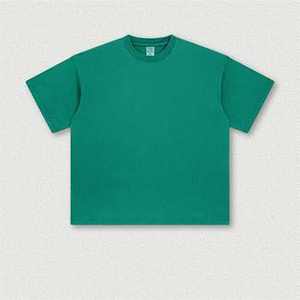 เสื้อยืดเฮฟวี่เวท ซัมเมอร์ โปรคลับ สีดำ เสื้อยืดเรียบ เสื้อยืดหนา ผู้ชาย ยูนิเซ็กซ์ ผ้าฝ้าย 100% ทรงบ็อกซี่ - Product Image 6