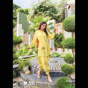 Conjunto de Cordón Bordado a Mano con Estampado en Relieve de Crepé Satinado de Alta Calidad, Ropa India Pakistaní para Mujer para Ocasiones Especiales - Product Image 4