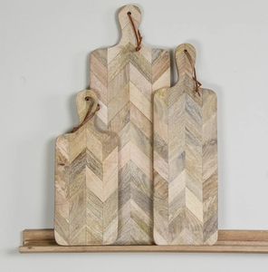 Tabla de cortar de espiga, tablas de cortar de madera de mango para cocina, tabla de cortar para carne, verduras, frutas - Product Image 4