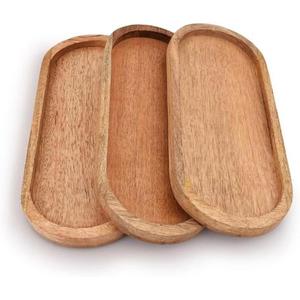 Bandeja de servicio de madera de diseño único estándar de una sola pieza con la mejor calidad y material al precio más bajo - Product Image 1