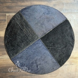 Hairon tapis en patchwork de peau de vache véritable tapis artisanal beau design pour la maison et le bureau décoration intérieure et extérieure tapis faits à la main - Product Image 1