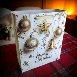 <span class=keywords><strong>CS25</strong></span> Stock Sac en papier pliable de Noël Noël Bonne qualité et bon prix Petite taille - Product Image 1