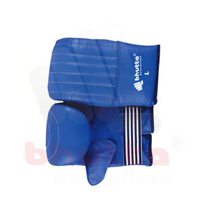 Ensemble de sacs d'arts martiaux Grappin de frappe pour l'entraînement Gants de boxe en cuir véritable Sac de boxe - Product Image 3