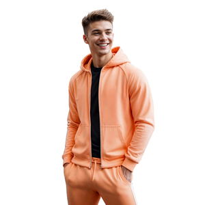 Survêtement Baggy Jogger 100% coton pour hommes, vêtements de sport respirants tricotés pour l'entraînement, vêtements d'extérieur d'hiver décontractés, imprimés - Product Image 2