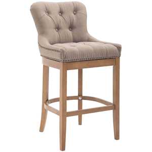 Taburete de Bar Tejido Estilo Sofá de Tela Lisa Lakewood, Modelo Antiguo CLP - Product Image 6