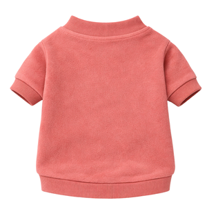 Sudadera de Forro Polar Rosa Empolvado para Perro, Ligera, Cálida, Suave, Ropa para Mascotas, para Perros Pequeños, Comodidad Interior - Product Image 5