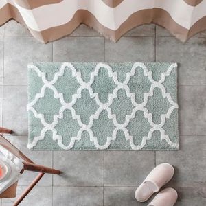 Chất Lượng Cao Cấp 60*39Cm Diatomaceous Tắm Đá <span class=keywords><strong>Mat</strong></span> Nhanh Chóng Làm Khô Non-Slip Bông Cho Phòng Tắm Tắm Thảm Trong Ấn Độ - Product Image 1