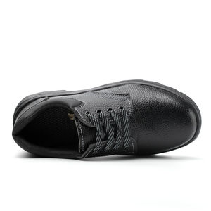 Chaussures en cuir noir unisexe, respirantes, semelle durable, construction de haute qualité, design élégant, toutes saisons - Product Image 1