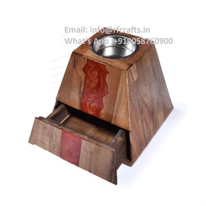 Premium Bakhoor Burner Wooden Resin Medkhan Mubkhar for Eid & Ramadan - Product Image 6