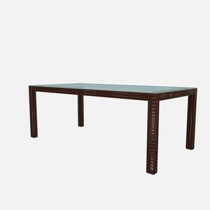 MESA DE COMEDOR CON SUPERIOR DE CRISTAL (LCO/003/003) - Product Image 3