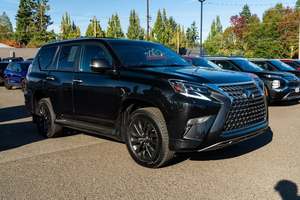 Lexus GX 460 AWD 2024 Noir d'occasion avec toit ouvrant gauche, démarrage à distance, sièges en cuir, transmission automatique, jantes en alliage, système de navigation - Product Image 2