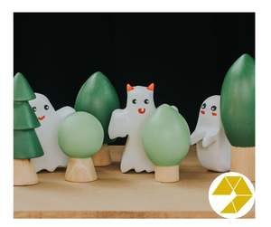 Handcrafted Wooden <b>Halloween</b> Decoration Wooden <b>Halloween</b> Ornament Set <b>for</b> <b>Kids</b> Creative Toy Great Holiday <b>Gift</b> and Room Decor - Product Image 6