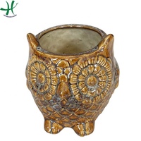 Jardinière carrée en terre cuite/lot de 3 pièces/fournitures de jardin en terre cuite (HG 13-6027/3)