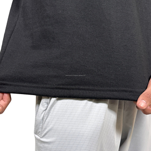 เสื้อยืดผ้าถักไซส์ใหญ่พิเศษสำหรับผู้ชายเสื้อ100% ผ้าฝ้ายทรงหลวมพิมพ์ลาย - Product Image 6
