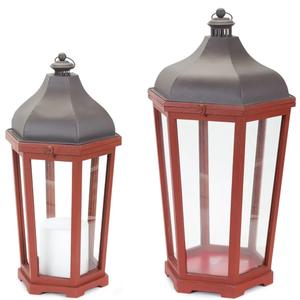 Lanterne à bougie en bois de meilleure qualité faite à la main Designer en gros bougeoir classique élégant lanterne en bois de luxe - Product Image 1