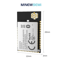 Módulo Bluetooth de Bajo Consumo nRF52811 Minewsemi MS50SFB3 de Bajo Costo, con Certificaciones REACH, CE, FCC, IC, WPC, WEEE, KC, ROHS, TELEC