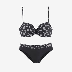 Conjunto de Bikini Triangular Push-Up para Mujer, con Logotipo Personalizado, Tanga Negra, MOQ Bajo, Venta al Por Mayor - Product Image 4