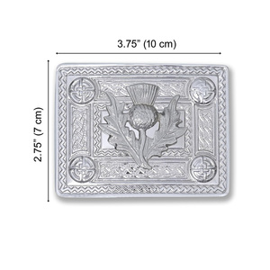 Venta al por mayor de calidad superior Scottish Highland Kilt cinturones hebillas logotipo personalizado hebillas de acero de primera calidad - Product Image 3