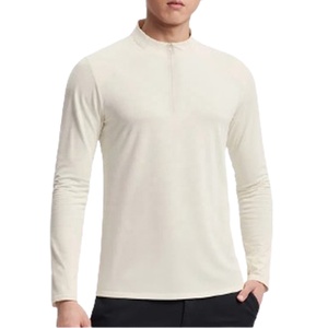OEM Workout Apparel Supplier Muscle Fit Quick Dry Sweat Absorption Nylon Terry Made Athletic Pullovers 1/4 Zipper Gym Jacket <b>Set</b> - Product Image 1