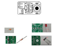 Kit de détection de pôles magnétiques DIY Taidacent, capteur Hall, identificateur de pôles nord et sud, kit d'apprentissage et de pratique de soudure DIY