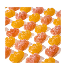 Caramelos de Goma QQ de Dos Colores con Forma de Corazón, Caramelos Suaves con Sabor a Frutas Mixtas Ácidas, Ingredientes Afrutados - Product Image 2
