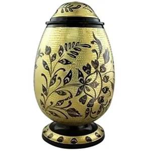 Urne de crémation la plus vendue Style classique adulte en laiton pour animaux de compagnie et boîte funéraire urnes souvenir cercueil urne funéraire - Product Image 5