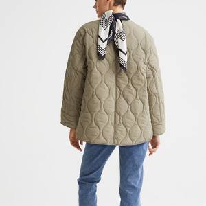 Vestes matelassées décontractées unisexes avec logo personnalisé, vêtements d'hiver, vestes longues et fines à capuche, col montant, vente en gros pour hommes et femmes - Product Image 5