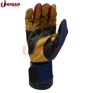 Conception personnalisable de haute qualité adulte Softball Baseball gants de frappe en cuir de qualité supérieure longues poignets élastiques Top Choice UNIQAH - Product Image 2