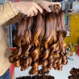 Paquets de cheveux rebondissants à trame de cheveux vietnamiens naturels donneur unique grand stock non mélangé pas enchevêtrement - Product Image 5