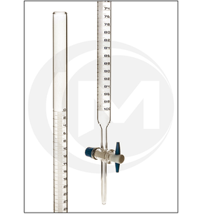 AARK Brand Boro3.3 Laboratory Burettes <b>Key</b> <b>Stopcock</b> PTFE Bore Straight for Various Chemical Research OEM Sizes 1ml 100ml - Product Image 4