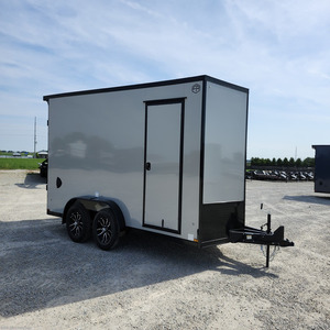 Remolque de Carga Cerrado 7x14 para Contratistas de Jardinería, Modelo 2027, Eje Tándem, Remolque con Nariz en V, en Venta - Product Image 1