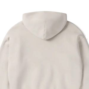 Sudadera y sudadera con capucha de moda de gran tamaño grueso de alta calidad con estampado de color sólido de algodón suelto americano - Product Image 2