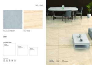 Carreaux de sol et de mur en porcelaine brillante 1200x1200, carreaux de haute qualité - Product Image 3