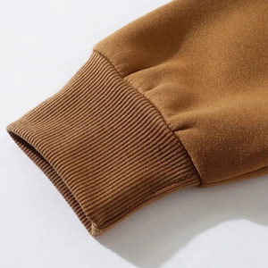 Nuevo diseño 2025 Fabricante de ropa Invierno para hombre Algodón Fleece Flare Set Cordón Pull Over Hoodie - Product Image 6