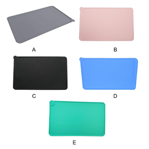 Wasserdichte rutsch feste Silikon-Haustier-Pads mit <span class=keywords><strong>Paw</strong></span> Print Design <span class=keywords><strong>Dog</strong></span> Bowl Geschirr-Reinigungs pads für Katzen und Hunde - Product Image 1