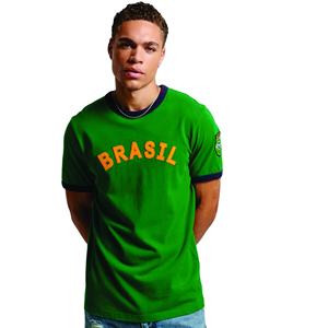 Camiseta Ringer con logotipo personalizado para hombre-Cuello redondo, manga corta, algodón, cuello en contraste, Camiseta deportiva - Product Image 2