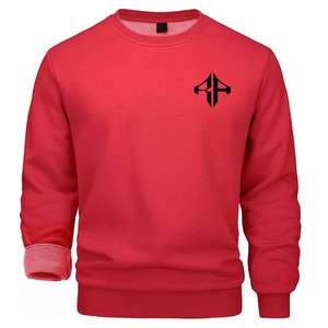 Sudadera para Hombre de Invierno con Cuello Redondo, Logotipo Personalizado, Diseño Sólido, 100% Algodón, Felpa, Secado Rápido, Servicio OEM de Alta Calidad - Product Image 5