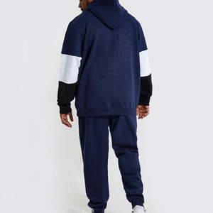 Nueva colección de invierno, chándal de felpa francesa con logotipo personalizado, chándal de gran tamaño de algodón de lana pesado transpirable Unisex para hombres - Product Image 2