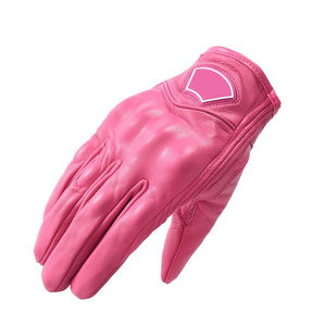 Diseño único Hombres Protección de pantalla táctil Guantes de motocicleta Logotipo personalizado Cuero real Guantes de moto de turismo al aire libre - Product Image 3