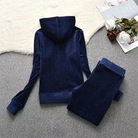 Ensemble de survêtement d'hiver pour homme en polyester/coton, 2 pièces, imprimé uni, coupe-vent, respirant, longueur intégrale