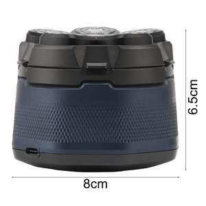 Tondeuse rotative électrique LED pour homme, étanche IPX7, pour usage humide et sec, avec fonction lavable - Product Image 1