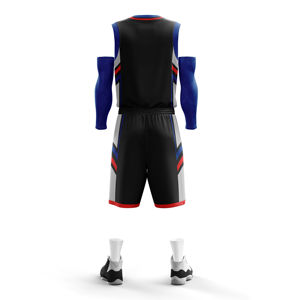 Maillot d'équipe respirant et short d'uniforme de basket-ball d'impression de sublimation complète personnalisée-Vêtements de basket-ball personnalisés en gros - Product Image 4